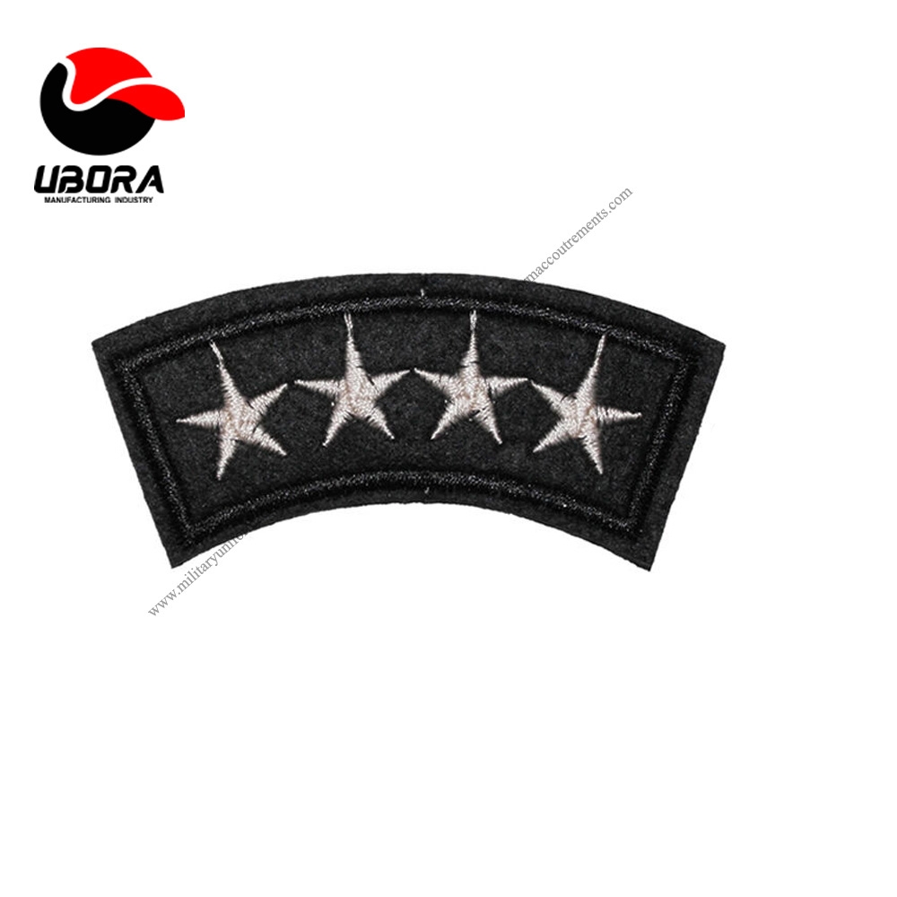 silver stars shape Sew On Embroidered Patch Applique Embroidery Motif transfer